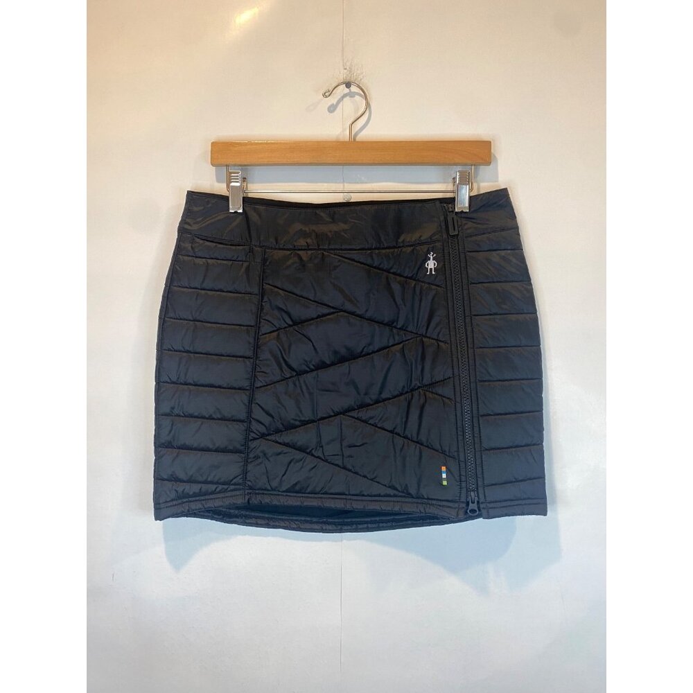 Smartwool Women's Smartloft 120 Skirt Size Medium Black Quilted Insulated Mini